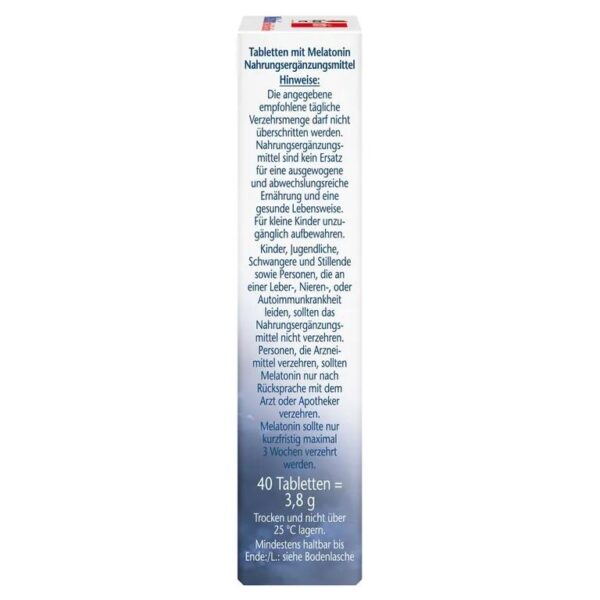Melatonin Doppelherz – مکمل ملاتونین برای تنظیم خواب، کاهش استرس و بهبود کیفیت استراحت شبانه، مناسب برای خواب آرام و عمیق.
