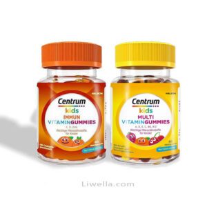 بسته دو عددی پاستیل ویتامینی کودک سنتروم؛ تقویت رشد و سیستم ایمنی - Centrum Kids Vitamin Gummies - دو طعم محبوب برای سلامت کودکان - مکمل غیر GMO و بدون گلوتن برای کودکان؛ پاستیل سنتروم با طعم میوه‌ای